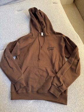 Brown Hoodie - Unisex Pullover Sweatshirt